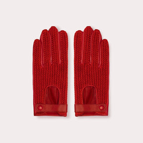 Red Isabella Gloves by Seymoure Gloves.