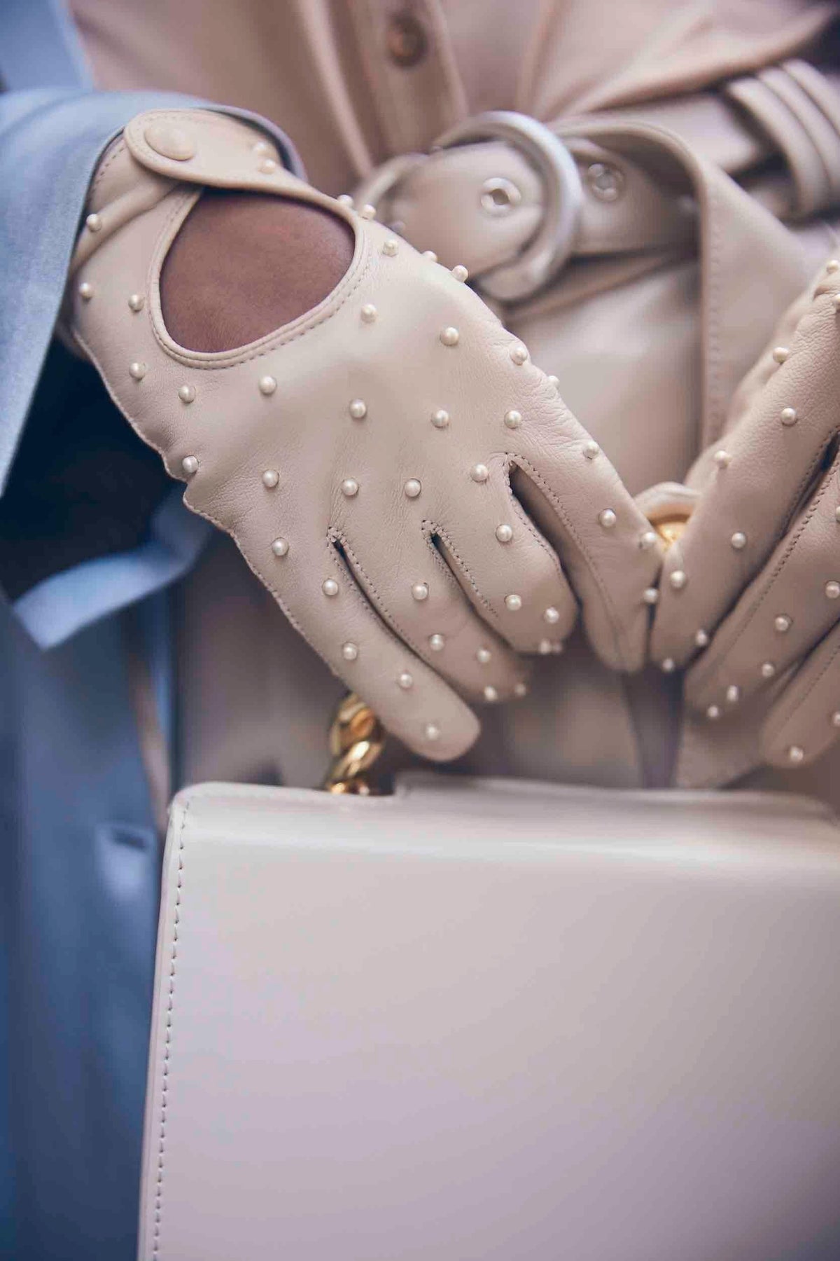 Driver Glove with Pearls