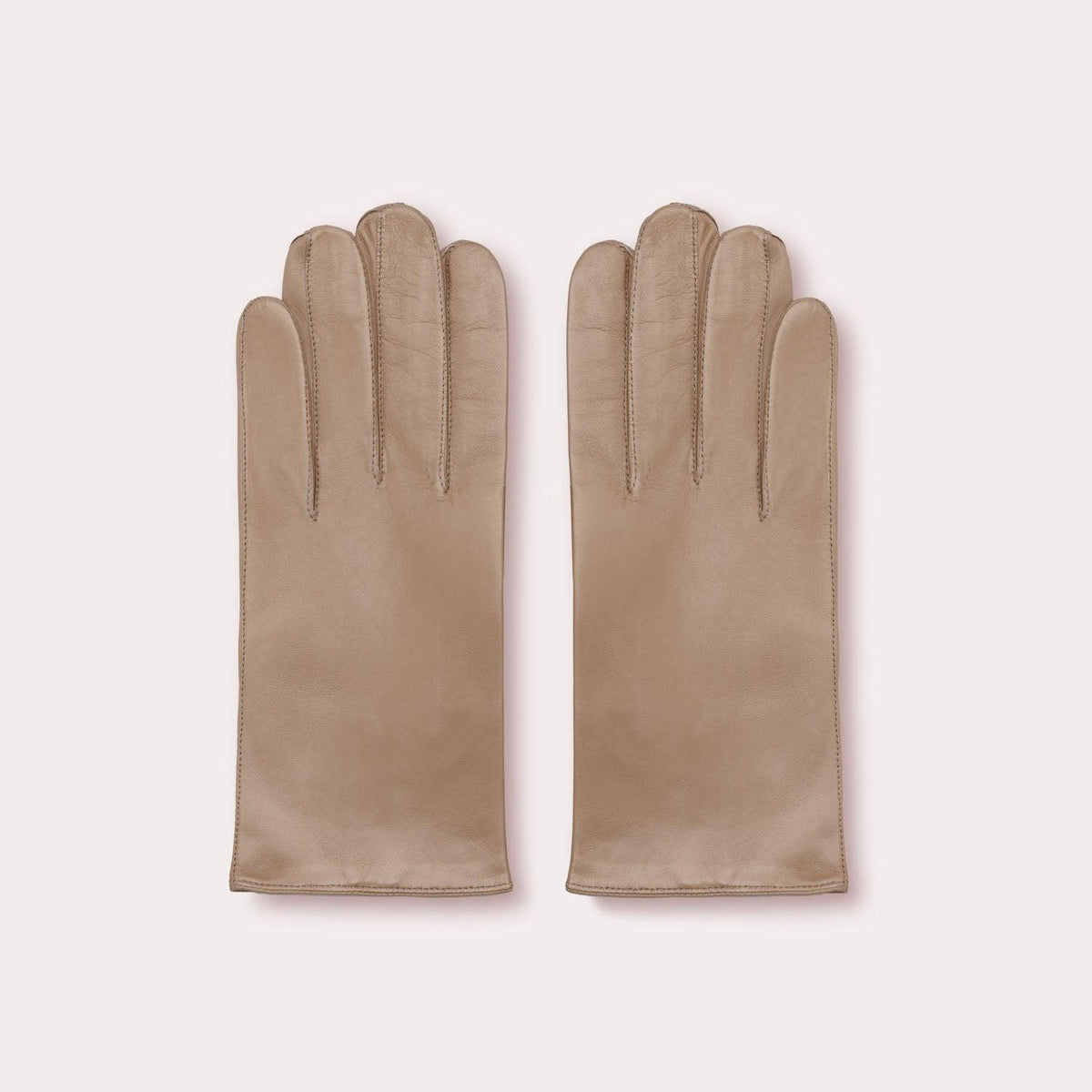 Men's Grant Glove with Cashmere Lining, nude leather gloves.