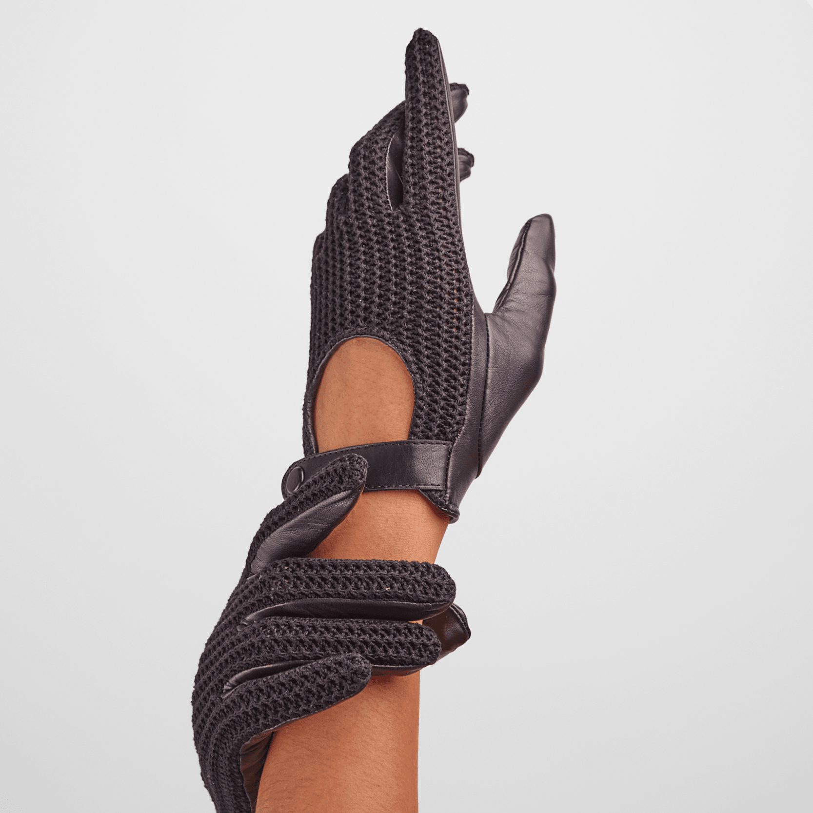 Black Isabella Gloves by Seymoure Gloves.