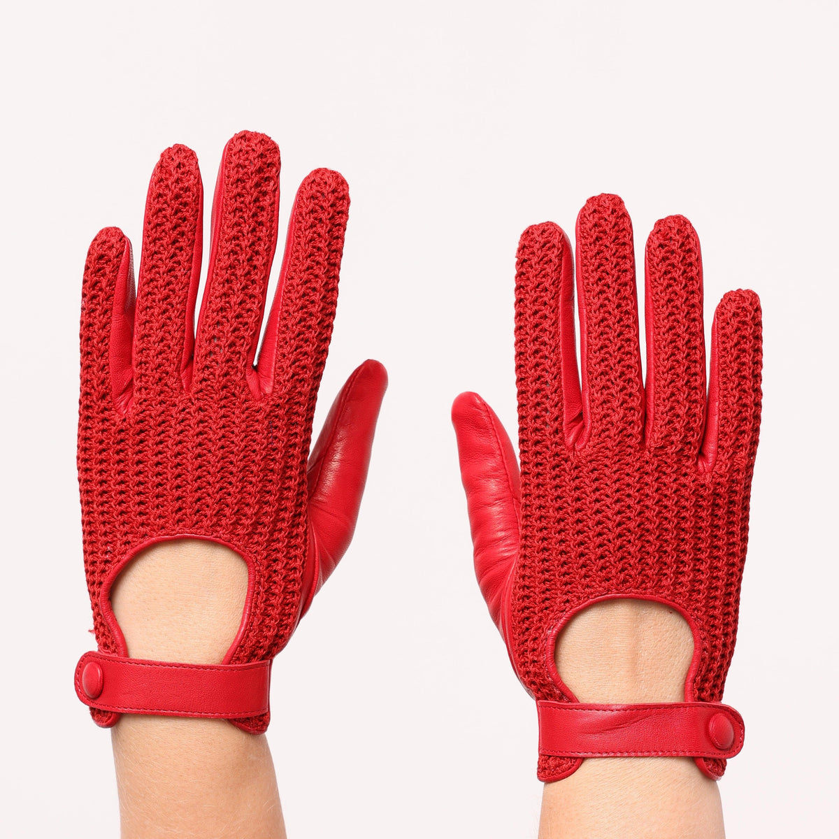 Red Isabella Gloves by Seymoure Gloves.